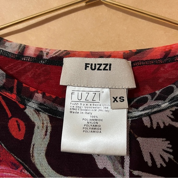 Fuzzi Jean Paul Gaultier Patchwork Mesh Top Long Sleeve Y2K Indie Sleaze Size XS - Picture 3 of 11